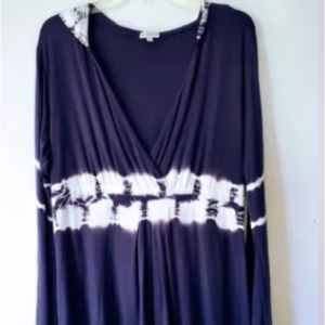 Boston Proper Hooded Blouse XL